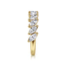 Fancy Wedding Ring in 14k Yellow Gold with Marquise Natural Diamond at Gabriel & Co.