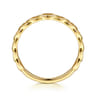 14K Yellow Gold Marquise Shape Stackable Ring