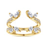Enhancer Wedding Ring in 14k Yellow Gold with Marquise Natural Diamond at Gabriel & Co.