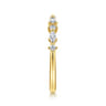 Open Ring Wedding Ring in 14k Yellow Gold with Marquise Natural Diamond at Gabriel & Co.