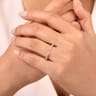 Open Ring Wedding Ring in 14k Yellow Gold with Marquise Natural Diamond at Gabriel & Co.