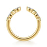 Open Ring Wedding Ring in 14k Yellow Gold with Marquise  at Gabriel & Co.