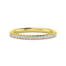 14K Yellow Gold Matching Diamond Wedding Band - 0.16 ct