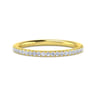 14K Yellow Gold Matching Diamond Wedding Band - 0.16 ct