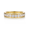14K Yellow Gold Matching Diamond Wedding Band - 0.85 ct