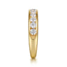 14K Yellow Gold Matching Diamond Wedding Band - 0.85 ct
