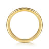 14K Yellow Gold Matching Diamond Wedding Band - 0.5 ct