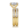 14K Yellow Gold Matching Diamond Wedding Band - 0.5 ct