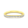 14K Yellow Gold Matching Wedding Band - 0.28 ct