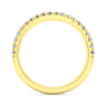 14K Yellow Gold Matching Wedding Band - 0.28 ct