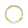 14K Yellow Gold Matching Wedding Band - 0.3 ct