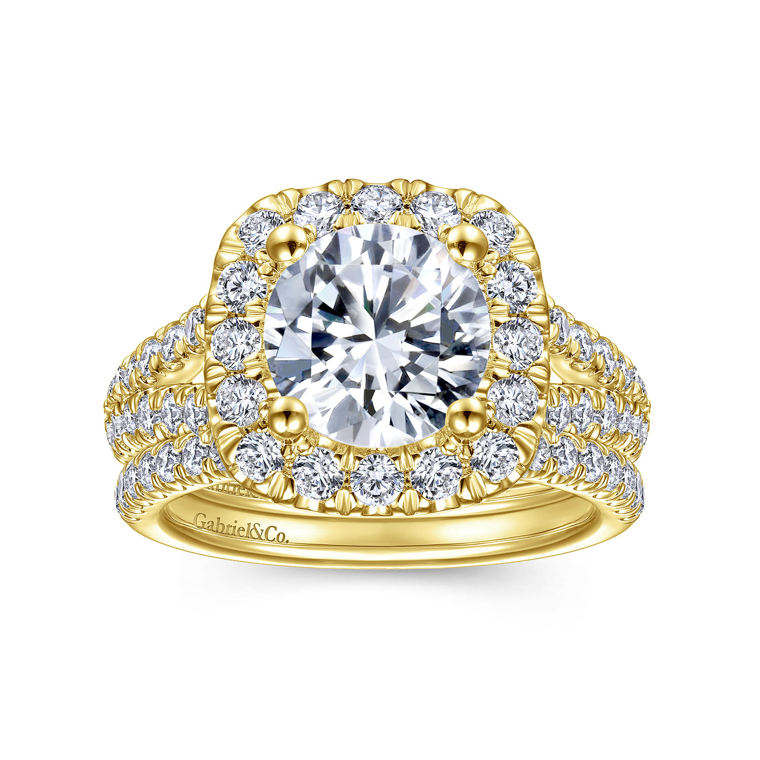 14K Yellow Gold Matching Wedding Band - 0.3 ct - Shot 4