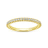 14K Yellow Gold Matching Wedding Band - 0.19 ct