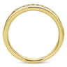 14K Yellow Gold Matching Wedding Band - 0.25 ct