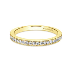14K Yellow Gold Matching Wedding Band