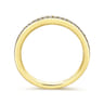 14K Yellow Gold Matching Wedding Band - 0.14 ct