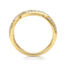14K Yellow Gold Matching Wedding Band - 0.25 ct