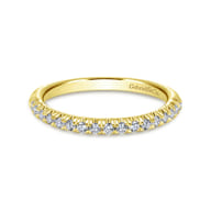 14K Yellow Gold Matching Wedding Band