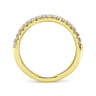 14K Yellow Gold Matching Wedding Band - 0.25 ct