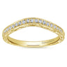 14K Yellow Gold Matching Wedding Band - 0.12 ct