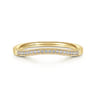 14K Yellow Gold Matching Wedding Band - 0.05 ct