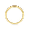 14K Yellow Gold Matching Wedding Band - 0.05 ct