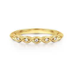 14K Yellow Gold Matching Wedding Band