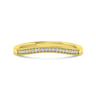 14K Yellow Gold Matching Wedding Band - 0.1 ct