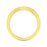 14K Yellow Gold Matching Wedding Band - 0.1 ct