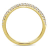 14K Yellow Gold Matching Wedding Band - 0.15 ct