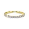 14K Yellow Gold Matching Wedding Band - 0.42 ct