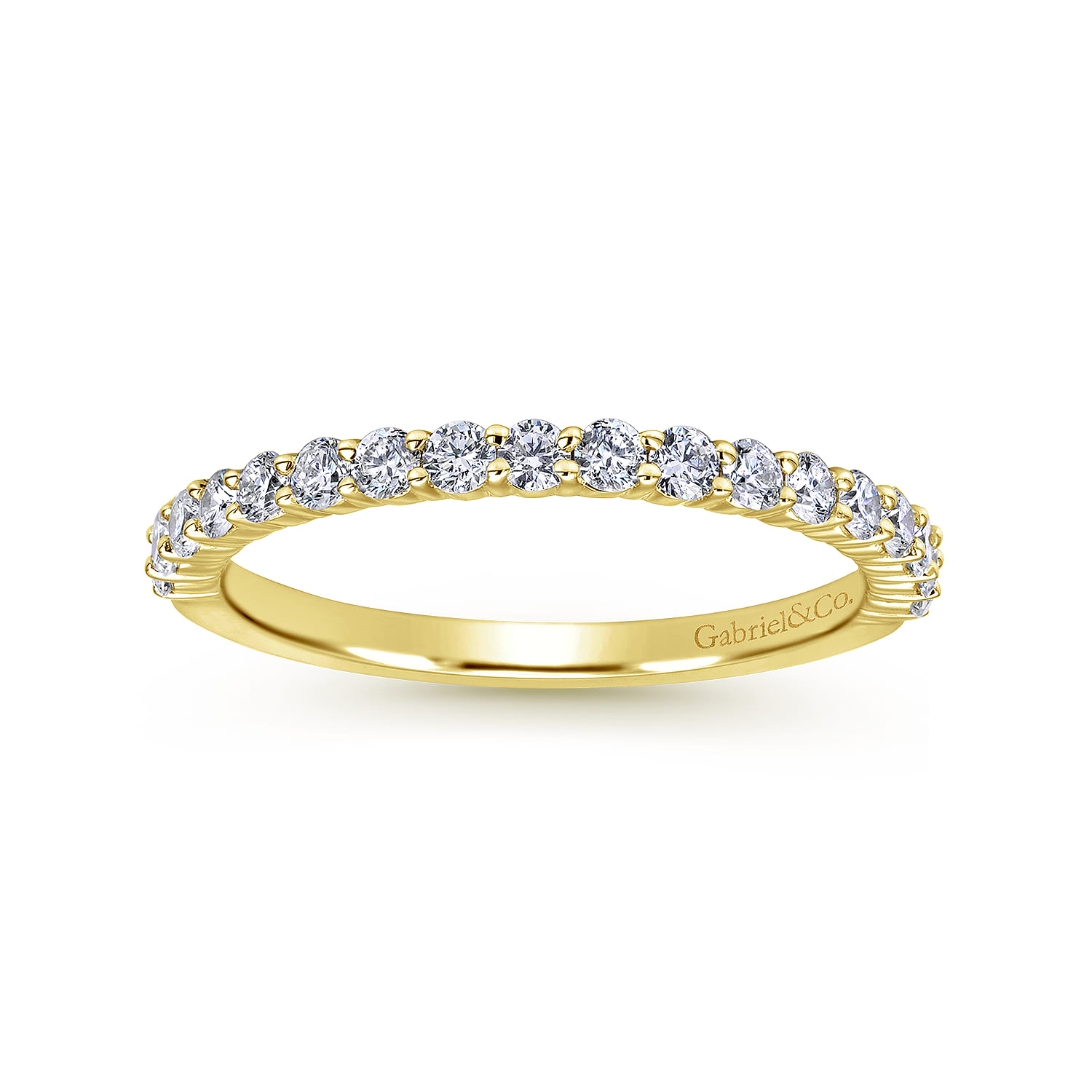 14K Yellow Gold Matching Wedding Band - 0.42 ct - Shot 5