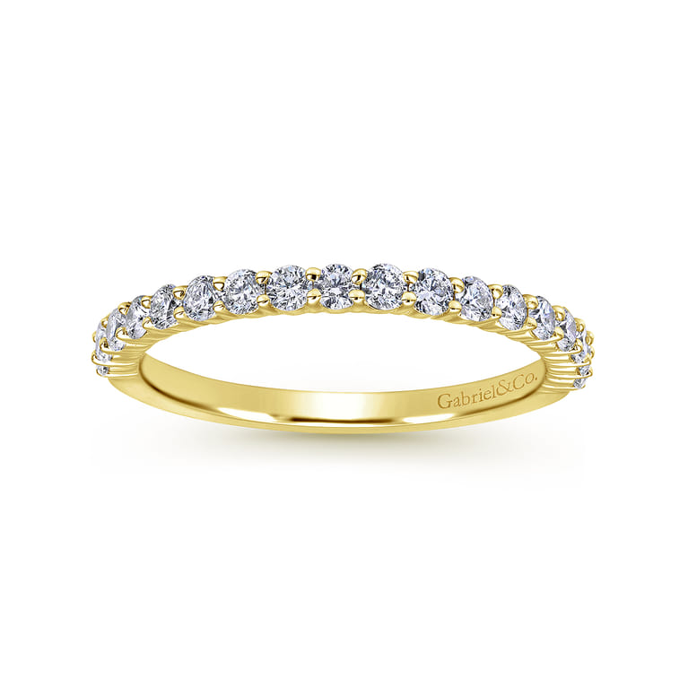 14K Yellow Gold Matching Wedding Band - 0.42 ct - Shot 5