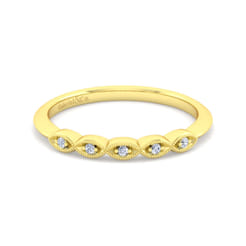 14K Yellow Gold Matching Wedding Band