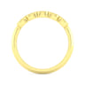 14K Yellow Gold Matching Wedding Band - 0.03 ct