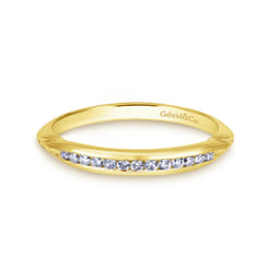 14K Yellow Gold Matching Wedding Band