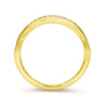 14K Yellow Gold Matching Wedding Band - 0.12 ct