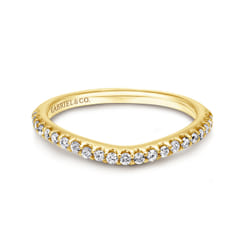 14K Yellow Gold Matching Wedding Band