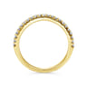 14K Yellow Gold Matching Wedding Band - 0.21 ct