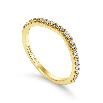 14K Yellow Gold Matching Wedding Band