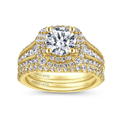 14K Yellow Gold Matching Wedding Band