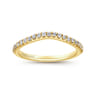 14K Yellow Gold Matching Wedding Band - 0.21 ct