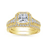 14K Yellow Gold Matching Wedding Band - 0.25 ct