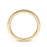 14K Yellow Gold Matching Wedding Band - 0.14 ct
