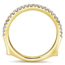 14K Yellow Gold Matching Wedding Band - 0.22 ct