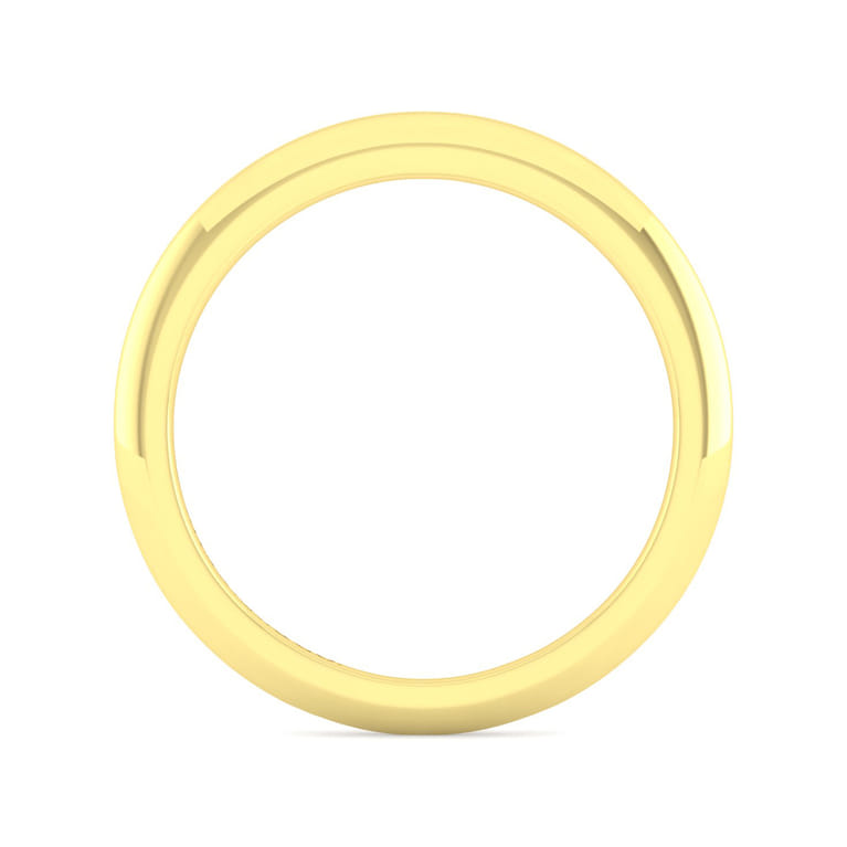 14K Yellow Gold Matching Wedding Band - Shot 2
