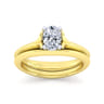 14K Yellow Gold Matching Wedding Band