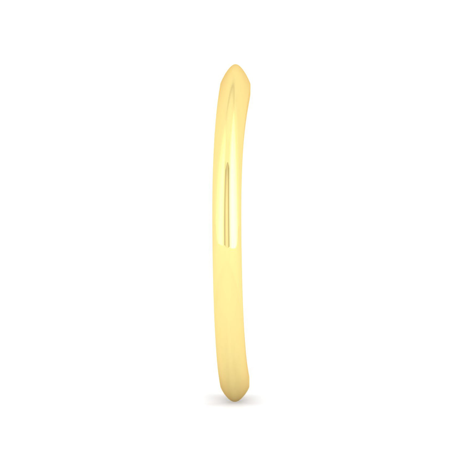 14K Yellow Gold Matching Wedding Band - Shot 5