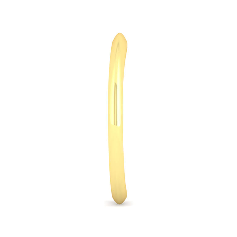 14K Yellow Gold Matching Wedding Band - Shot 5