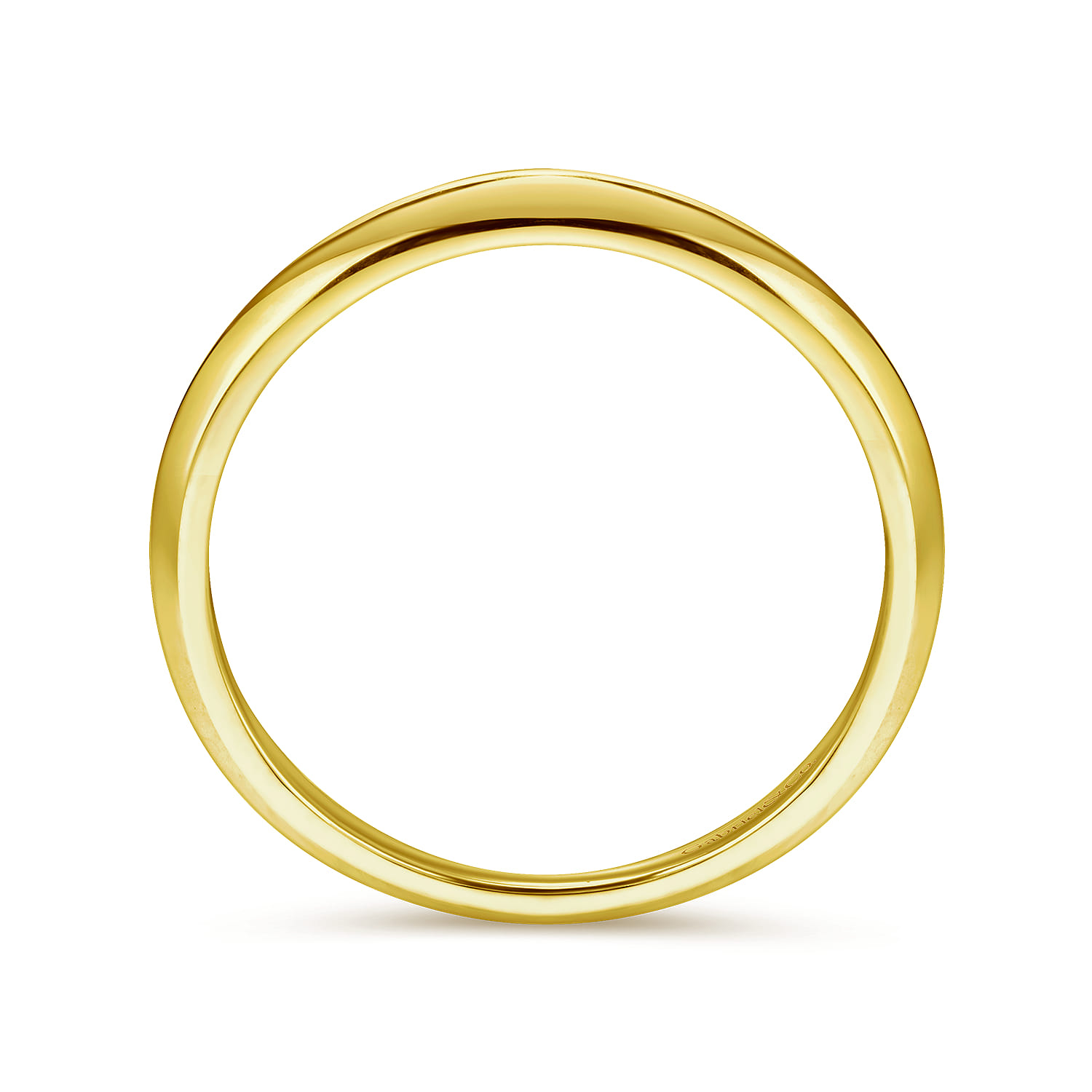 14K Yellow Gold Matching Wedding Band - Shot 2